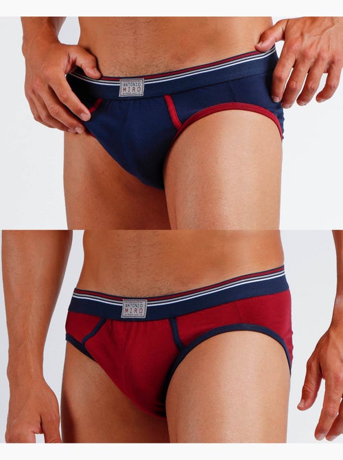 Slip da uomo ANTONIO MIRO Stamp (scatola da 2) - Kiabi Slip da uomo ANTONIO MIRO Stamp (scatola da 2) - Kiabi