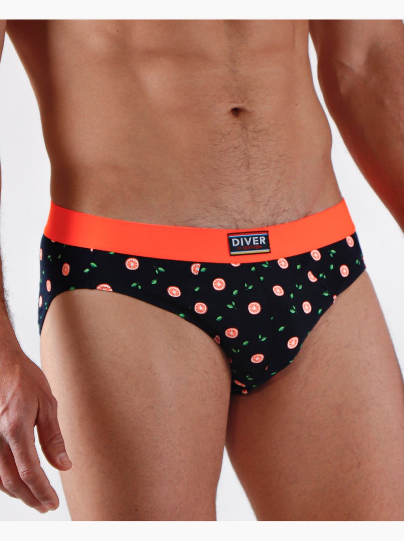 Slip da uomo DIVER Fruits (scatola da 2 unità) Multicolore - Kiabi