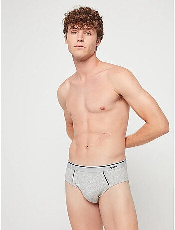 Slip da uomo in tessuto di cotone