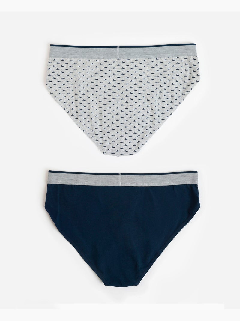 Slip da viaggio da uomo ANTONIO MIRO (scatola da 2 unità) Multicolore - Kiabi