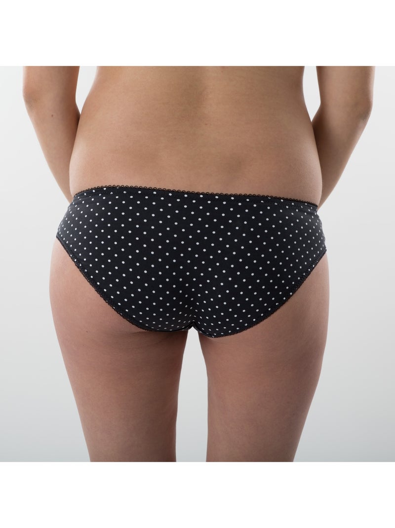 Slip di maternità INGRID 'Bogema' Nero Bianco - Kiabi
