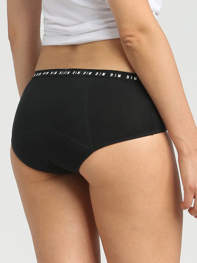 Slip 'DIM' mestruali flusso abbondante nero - Kiabi