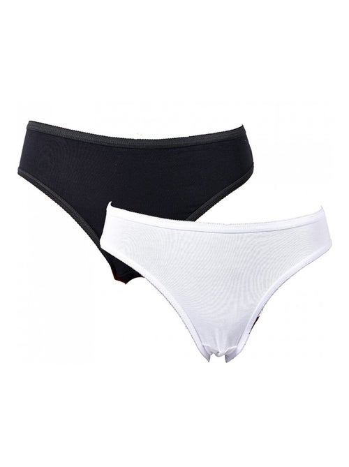 Slip Donna Comfort Sostegno in Cotone Qualità Superiore - Confezione da 2 - Kiabi
