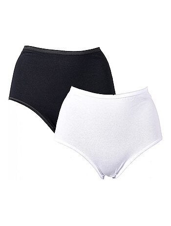 Slip Donna Comfort Sostegno in Cotone Qualità Superiore - Confezione da 2