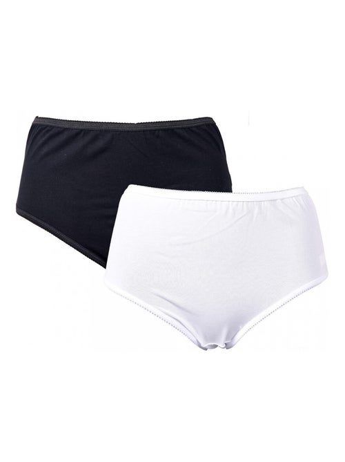 Slip Donna Comfort Sostegno in Cotone Qualità Superiore - Confezione da 2 - Kiabi