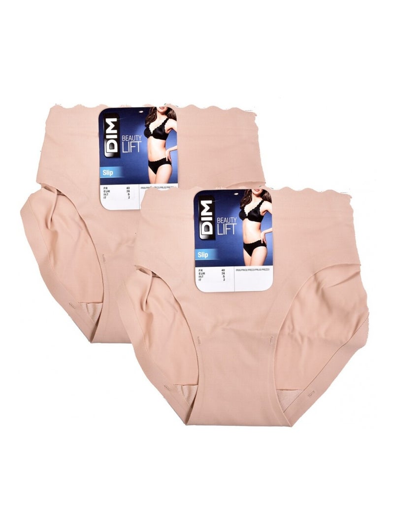 Slip Donna DIM Confort Qualità superiore - Confezione da 2 Beige - Kiabi