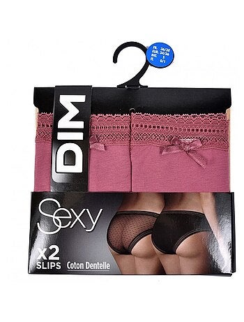 Slip Donna DIM Confort Qualità superiore - Confezione da 2