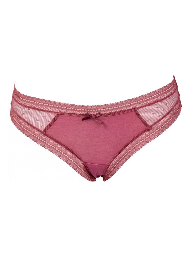 Slip Donna DIM Confort Qualità superiore - Confezione da 2 Bordeaux - Kiabi