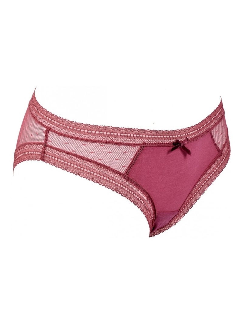 Slip Donna DIM Confort Qualità superiore - Confezione da 2 Bordeaux - Kiabi