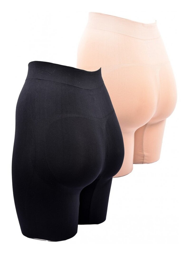 Slip Donna INFINITIF - Confezione da 2 Nero Multicolore - Kiabi