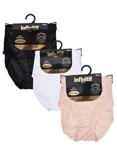 Slip Donna INFINITIF - Confezione da 3 - Kiabi