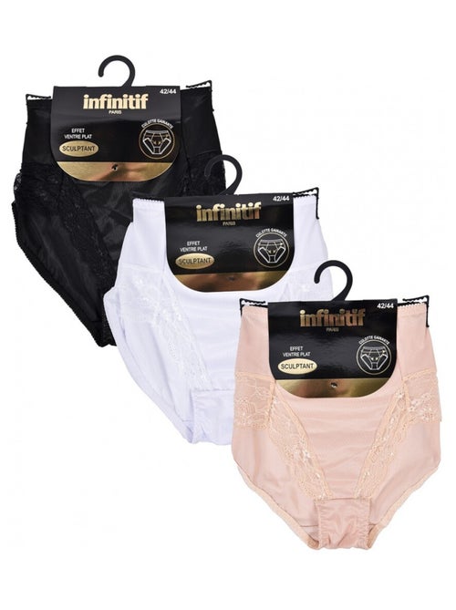 Slip Donna INFINITIF - Confezione da 3 - Kiabi