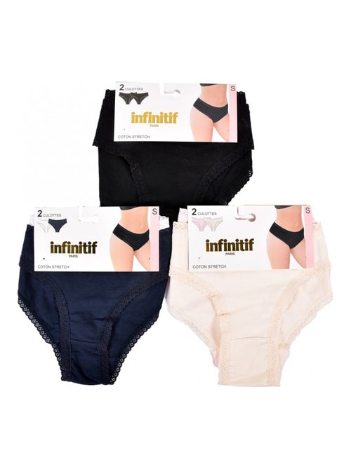 Slip Donna INFINITIF - Confezione da 6 - Kiabi