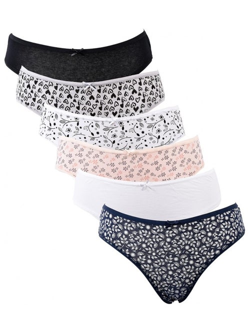 Slip Donna INFINITIF - Confezione da 6 - Kiabi