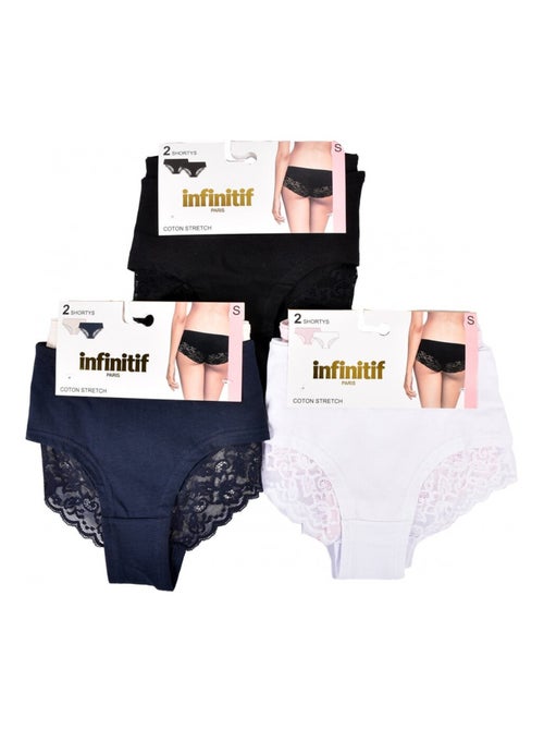 Slip Donna INFINITIF - Confezione da 6 - Kiabi