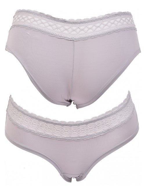 Slip Donna INFINITIF con Pizzo - Confezione da 6 - Kiabi