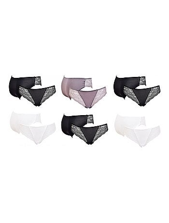 Slip Donna INFINITIF con Pizzo - Confezione da 6