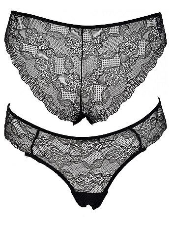 Slip Donna INFINITIF con Pizzo - Confezione da 6