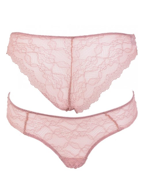 Slip Donna INFINITIF con Pizzo - Confezione da 6 - Kiabi