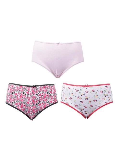 Slip Donna INFINITIF MAXI in Cotone - Confezione da 6 - Kiabi