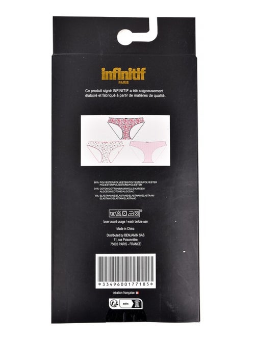 Slip Donna INFINITIF MAXI in Cotone - Confezione da 6 - Kiabi