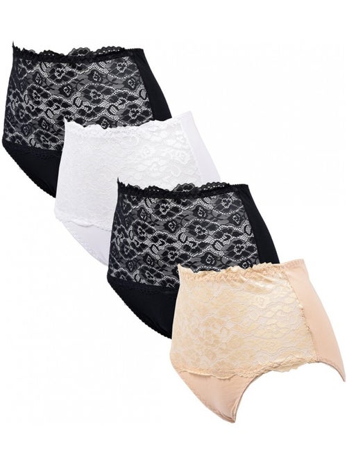 Slip Donna KINDY - Confezione da 4 - Kiabi