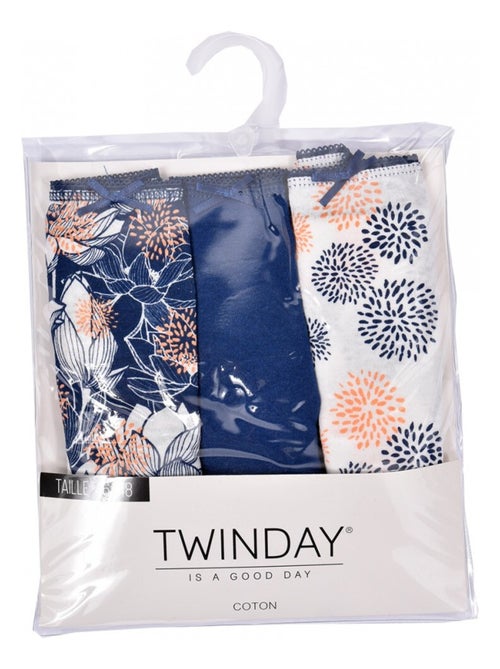 Slip donna MAXI TWINDAY fantasia - Confezione da 6 - Kiabi