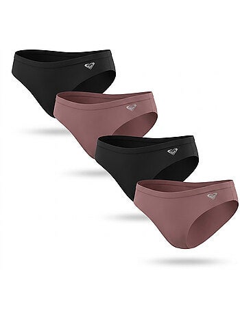 Slip donna microfibra invisibili taglio laser ROXY x4