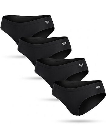 Slip donna microfibra invisibili taglio laser ROXY x4