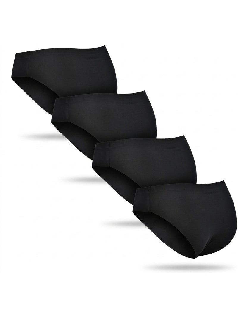 Slip donna microfibra invisibili taglio laser ROXY x4 Nero - Kiabi