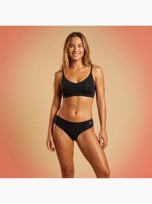 Slip donna microfibra invisibili taglio laser ROXY x4 - Kiabi Slip donna microfibra invisibili taglio laser ROXY x4 - Kiabi