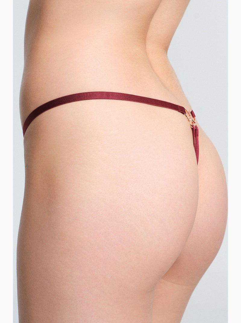 Slip donna olea string penti Rosso bordeaux - Kiabi