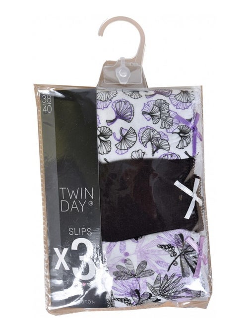 Slip donna TWINDAY - Confezione da 3 - Kiabi