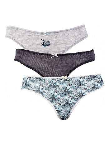 Slip donna TWINDAY - Confezione da 3