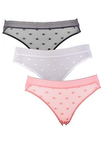 Slip donna TWINDAY - Confezione da 3
