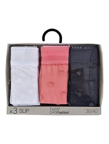 Slip donna TWINDAY - Confezione da 3