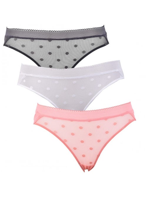 Slip donna TWINDAY - Confezione da 3 - Kiabi