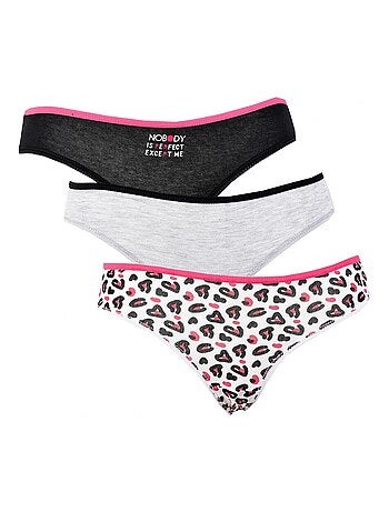 Slip donna TWINDAY - Confezione da 3