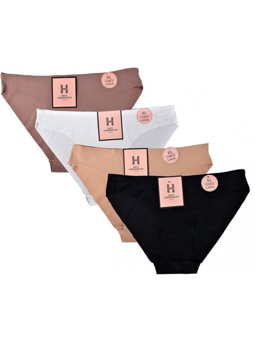 Slip Donna Ultra Comfort Taglio Laser - Confezione da - Kiabi