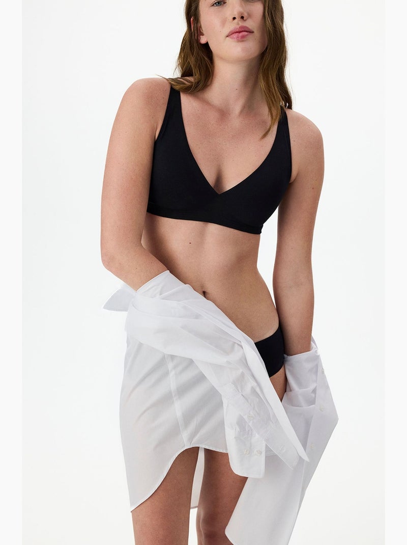 Slip hipster hours invisibile penti Nero - Kiabi