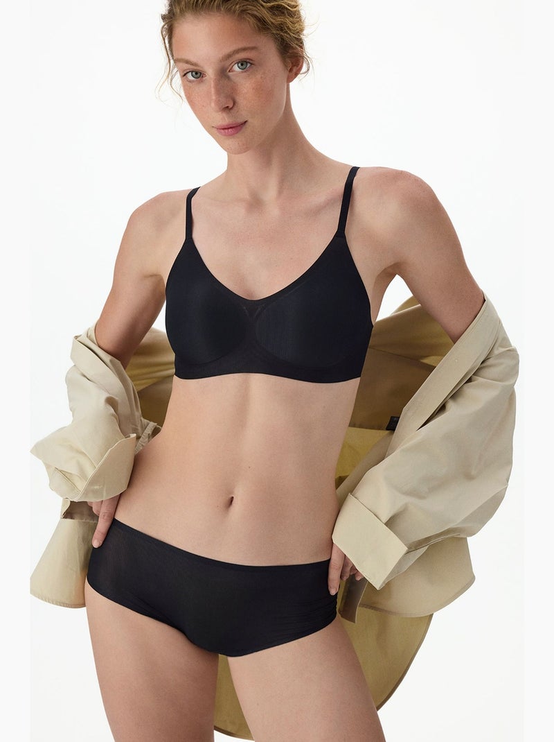 Slip hipster zerogram invisibile penti Nero - Kiabi
