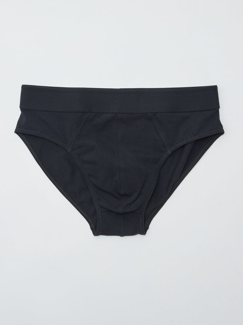 Slip in jersey - set di 7 nero - Kiabi