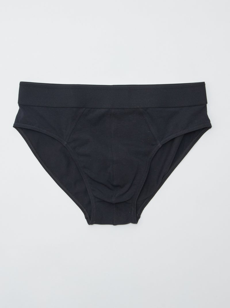 Slip in jersey - set di 7 nero - Kiabi