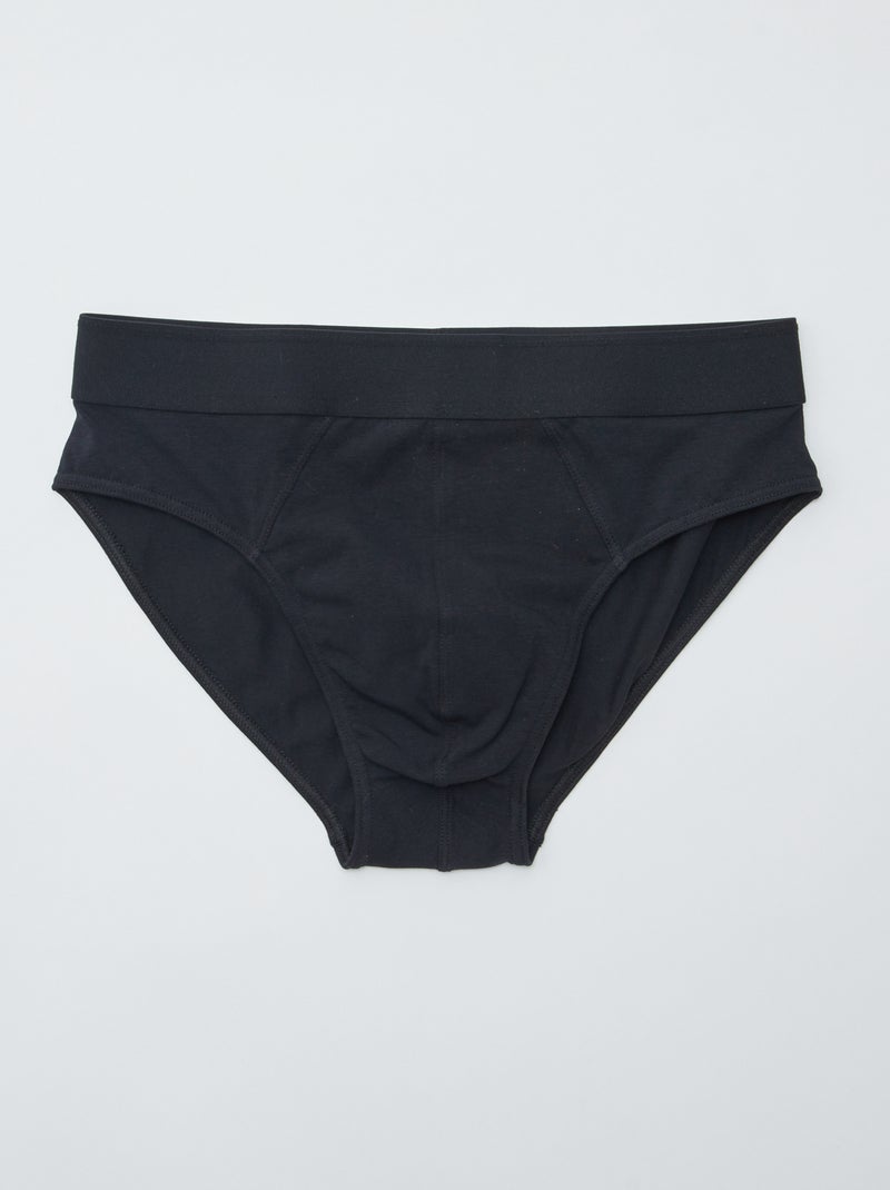 Slip in jersey - set di 7 nero - Kiabi