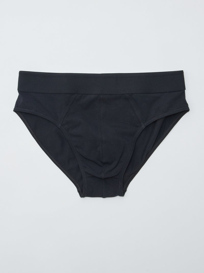 Slip in jersey - set di 7 nero - Kiabi