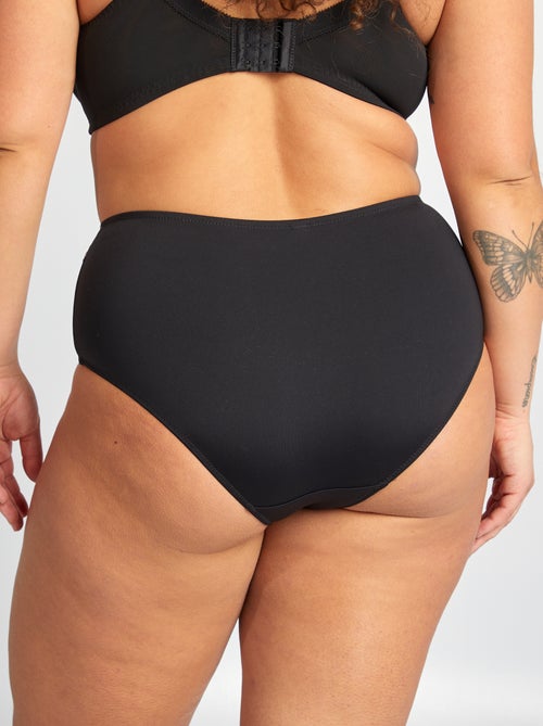 Slip in microfibra con ricami - Kiabi