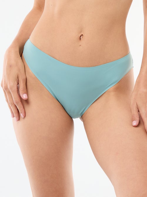 Slip in microfibra e pizzo - Kiabi