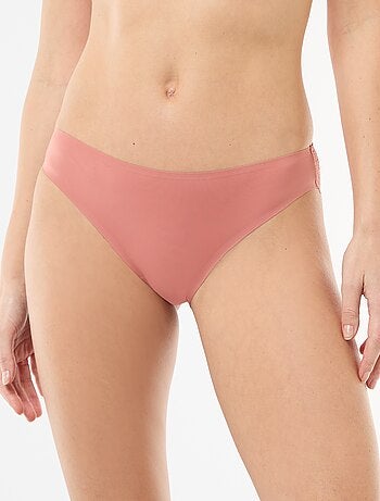 Slip in microfibra e pizzo