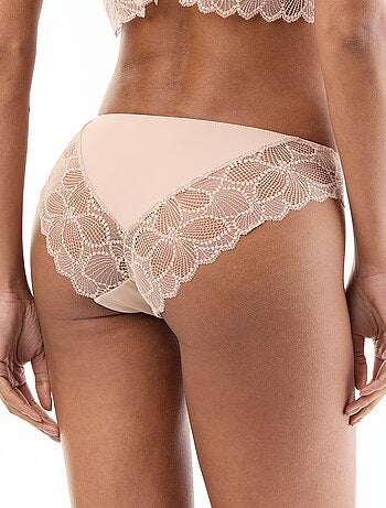 Slip in microfibra e pizzo