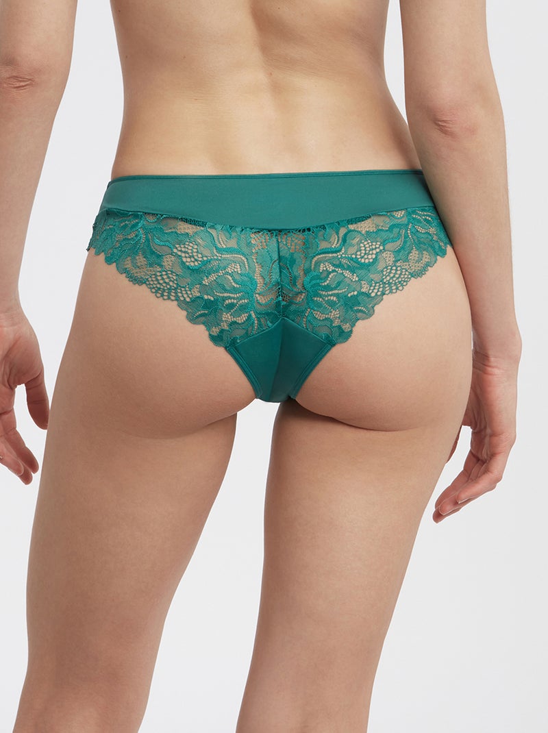 Slip in pizzo 'DIM' VERDE - Kiabi